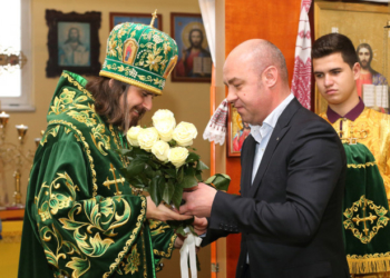 Архієпископа Нестора привітали з тезоіменинами