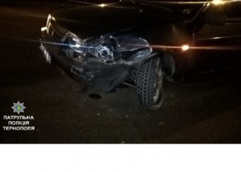 Через п’яного водія у Тернополі знову аварія
