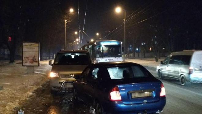 Як п’яний у Тернополі вчинив ДТП