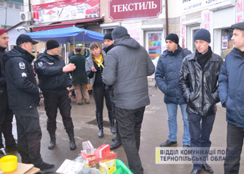 Тернопільські поліцейські провели “рейд” базаром