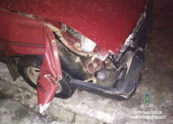 На Кривоноса у Тернополі п`яний водій розпрощався з посвідченням