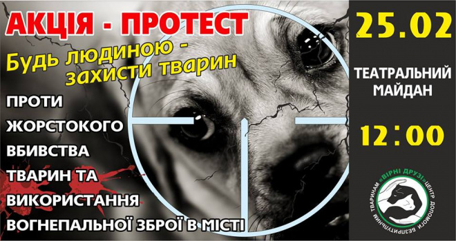 Зоозахисники у Тернополі збираються на акцію