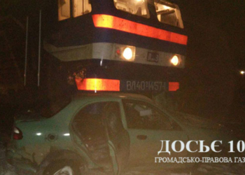У Тернопільському районі на перехресті зіткнулися потяг та легківка