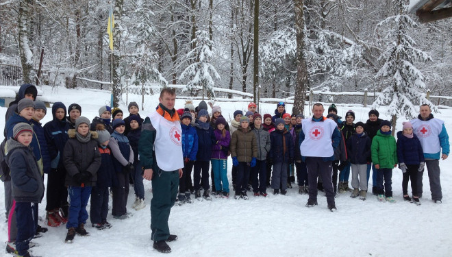 Юні лижники з Тернопільщини змагалися, щоб підтримати українських спортсменів на Олімпійських Іграх у Пхьончхані (фото)