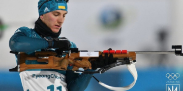 Біатлоніст з Тернопільщини Дмитро Підручний на Олімпійських Іграх у змішаній естафеті посів 7 місце