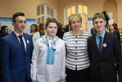 Юний школяр з Борщівщини демонстрував свій проект Петру Порошенку