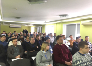 Міський голова Сергій Надал привітав представників компанії «Шредер» з відкриттям тематичного семінару у Тернополі