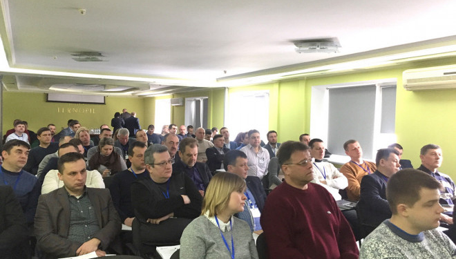 Міський голова Сергій Надал привітав представників компанії «Шредер» з відкриттям тематичного семінару у Тернополі