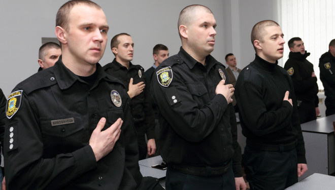 Міський голова Сергій Надал привітав управління патрульної поліції у місті Тернополі