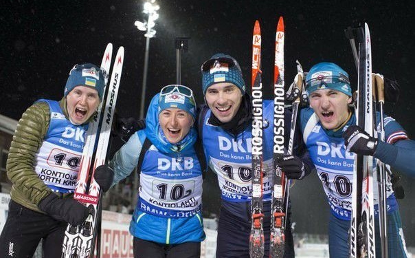 Тернопільські біатлоністи здобули срібло в естафеті на Кубку світу