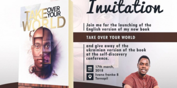 Тернопільський студент презентував нову книгу «Take over your world»