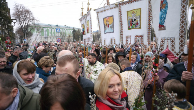 Сергій Надал взяв участь у Богослужінні з нагоди Вербної Неділі