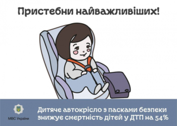 Дуже яскрава картинка, яка пояснює, чому у авто мають бути дитячі крісла