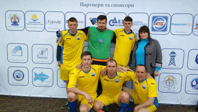 Команда Тернопільського водоканалу пройшла у чвертьфіналу всеукраїнських змагань з міні-футболу