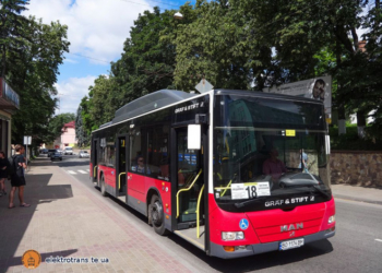 У Тернополі виїхав на маршрут перший низькопідлоговий автобус