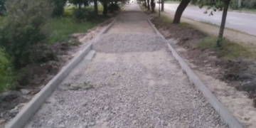 На Київській буде більше гарних пішохідних доріжок
