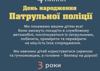 Тернопільські патрульні запрошують усіх відсвяткувати свій День народження та отримати за це подарунки