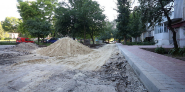 У Тернополі триває ремонт на вулиці Протасевича (фото)
