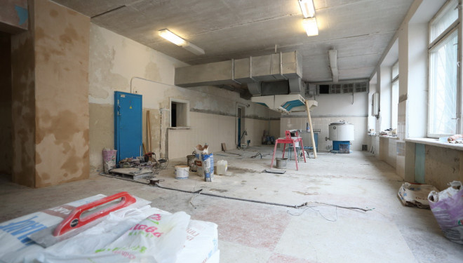 У Тернополі тривають ремонти у ліцеї №21-спеціалізованій мистецькій школі імені Ігоря Герети