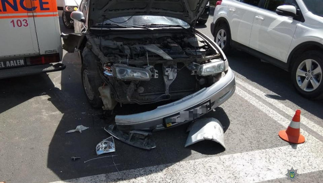 На одній з вулиць Тернополя серйозне ДТП. На щастя, ніхто не постраждав