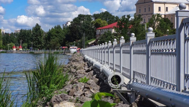 У Тернополі фонтан на ставі стане вдвічі більшим