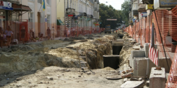 Одне фото, як ремонтують вулицю Чорновола зараз у Тернополі