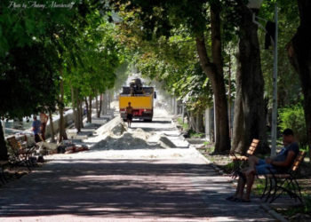 Тернопільський парк, той, що біля озера, змінюється у кращу сторону (фотофакт)
