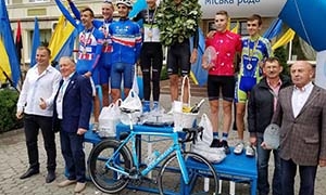 Тернопільський спортсмен Юрій Щербань – бронзовий призер всеукраїнських велоперегонів у Тернополі (фото)