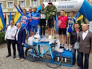 Тернопільський спортсмен Юрій Щербань – бронзовий призер всеукраїнських велоперегонів у Тернополі (фото)