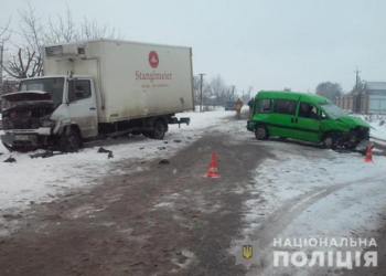 За шість годин четверга на дорогах Тернопільської області одна людина загинула вісім отримали травми