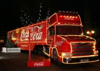 До Тернополя їде новорічна вантажівка Coca-Cola