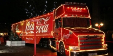 До Тернополя їде новорічна вантажівка Coca-Cola