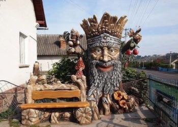 Чоловік з Тернопільщини перетворив своє подвір’я у справжню казку