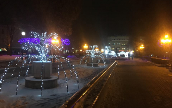 Зимово-новорічний Тернопіль зачаровує (Фото)