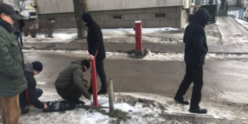 Радикальним методом вирішили давній конфлікт тернополян на вулиці Київській