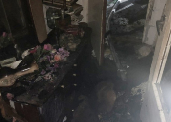 Оприлюднили фото з пожежі, у якій згоріла квартира на Тернопільщині