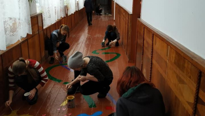 Школу на Тернопільщині зробили “яскравою” (Фото)