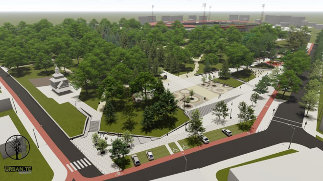 Показали фото, як виглядатиме один з парків Тернополя після реконструкції