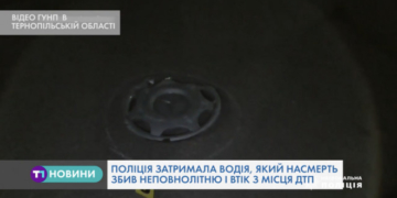 Смертельна ДТП на Тернопільщині: водій не загальмував і збив пішохода (Відео)