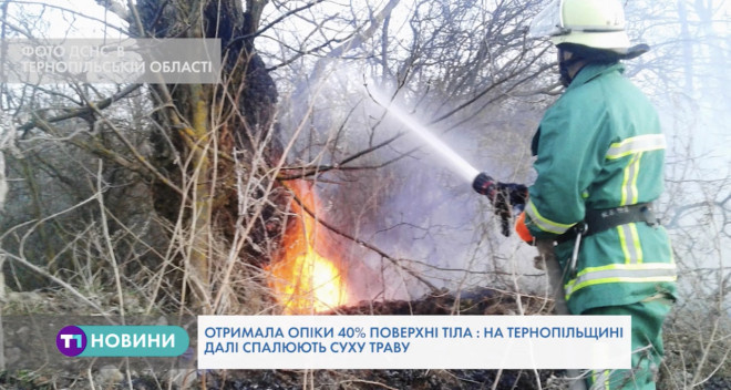 За добу на Тернопільщині – 43 пожежі (Відео)