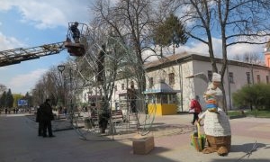 У Тернополі до свят з’явилася нова цікава фотозона (Фотофакт)