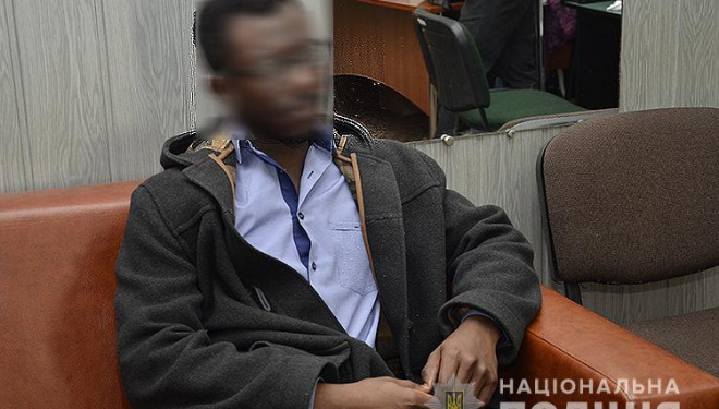 Нігерієць у Тернополі вляпався по вуха (Відео)