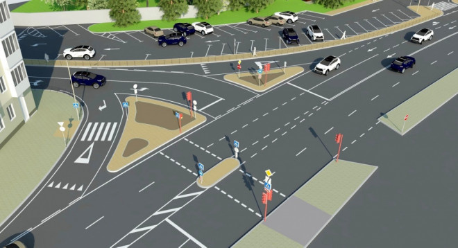 У Тернополі на дорозі роблять європейську розвязку (фото)