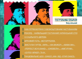 У мережі опублікували усю програму фестивалю “Тернопільська БРАМА”