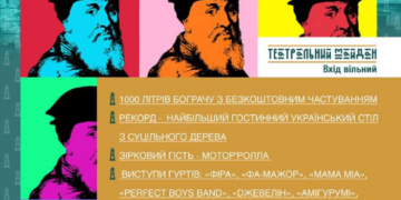У мережі опублікували усю програму фестивалю “Тернопільська БРАМА”