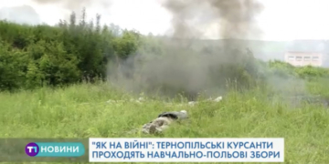 Біля Тернополя відтворили події війни (Відео)