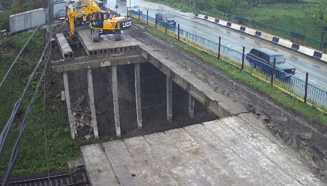 Мерія Тернополя власними силами почала ремонт Гаївського мосту державного значення