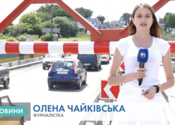 На Гаївському мості в Тернополі встановили ще один обмежувач руху (Відео)