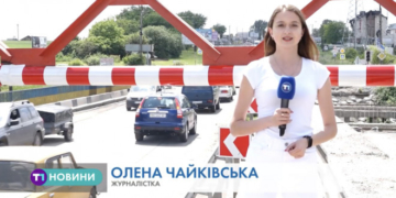 На Гаївському мості в Тернополі встановили ще один обмежувач руху (Відео)