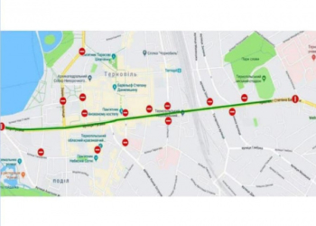 Сьогодні перекриють центр Тернополя. Ось схема об’їзду